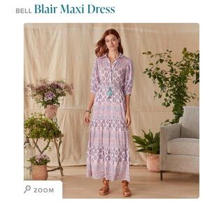 NWT | Sundance | XL | Blair Maxi Dress | Purple Paisley